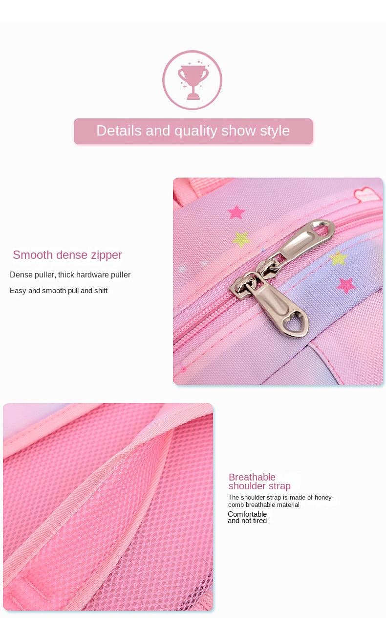 Girls Primary School Cute Backpack
