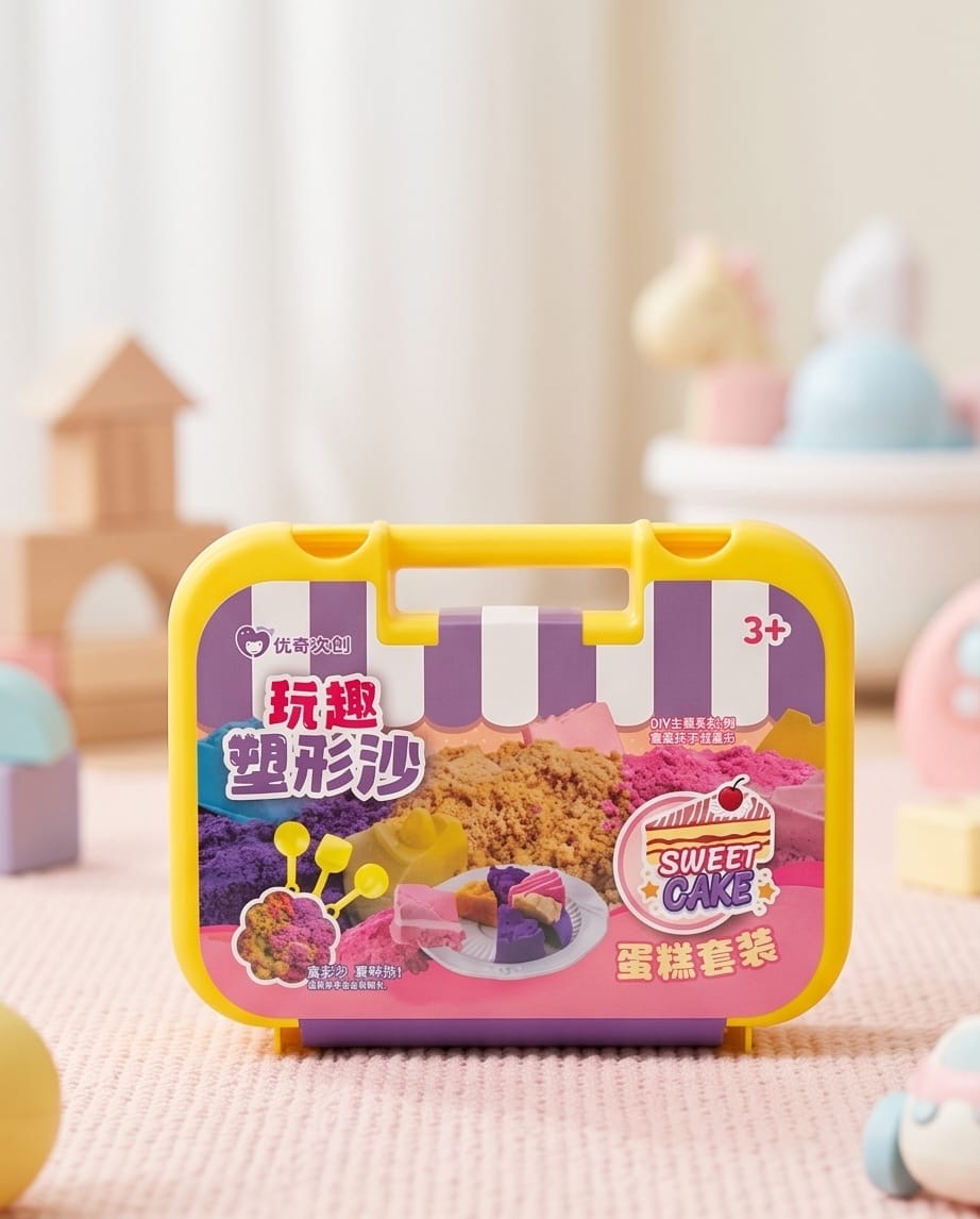 Cotton sand ice cream set