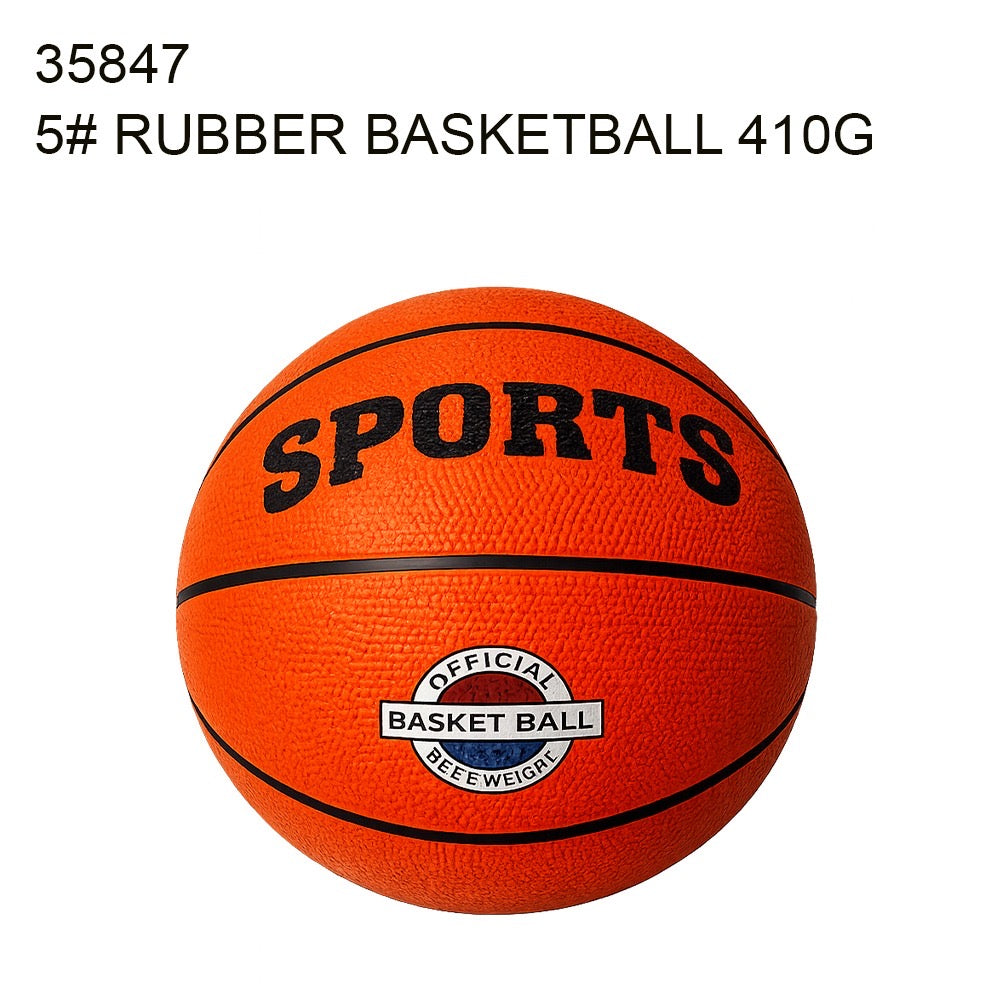 Rubber basketball