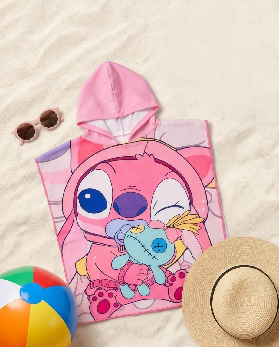 Stitch hooded towel