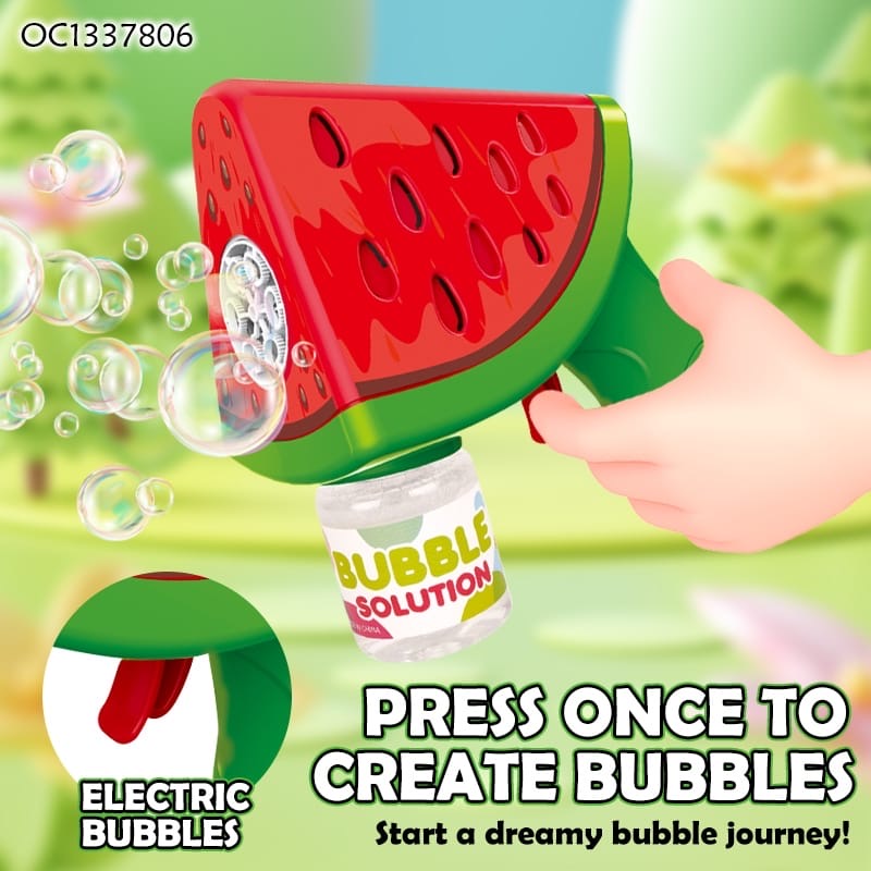 Watermelon bubble machine