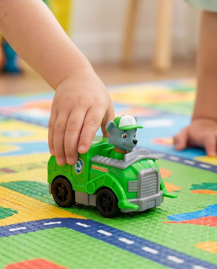 Paw patrol rescue team vehicle set