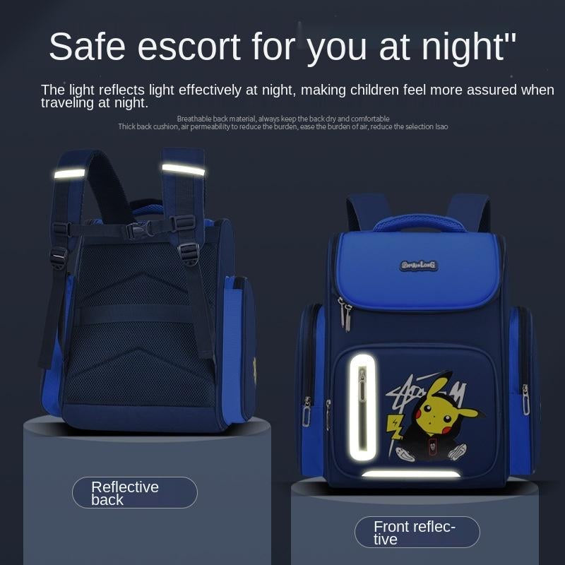 Waterproof Pokemon Boys Primary School Schoolbag