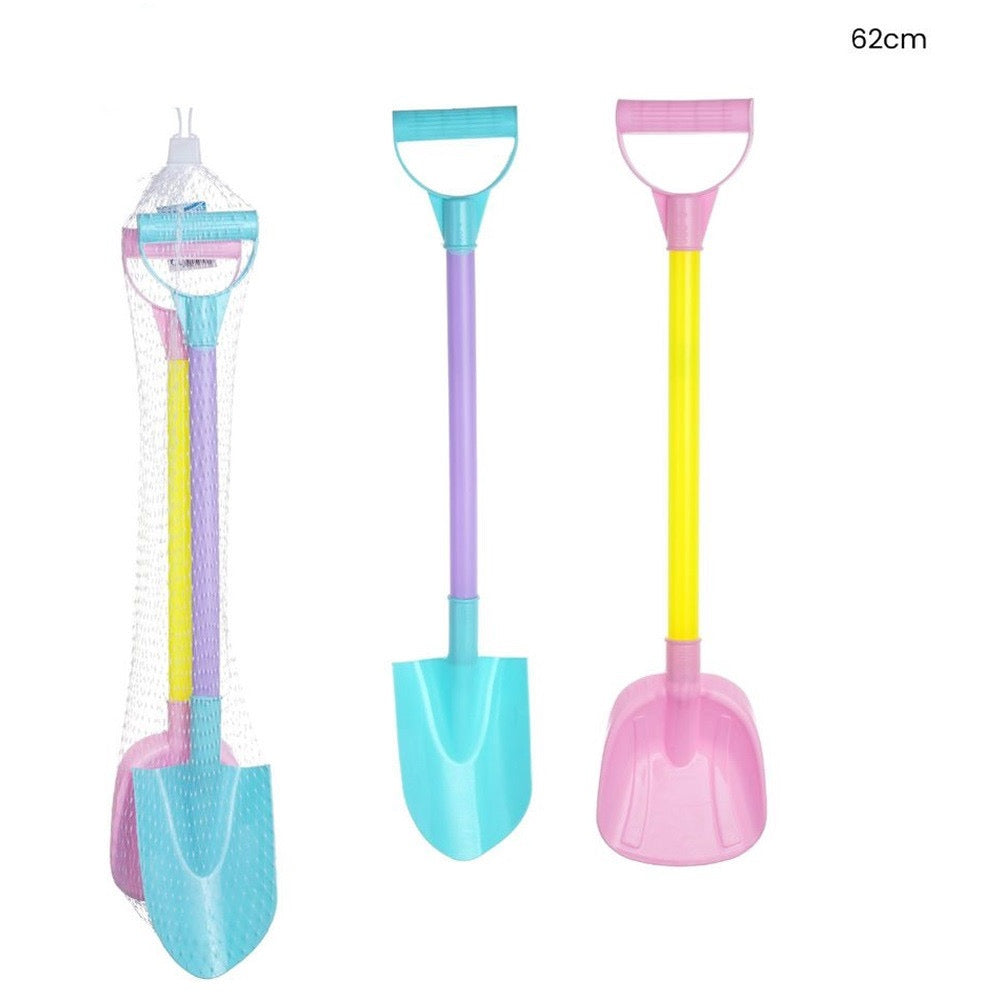 Long handle plastic beach
