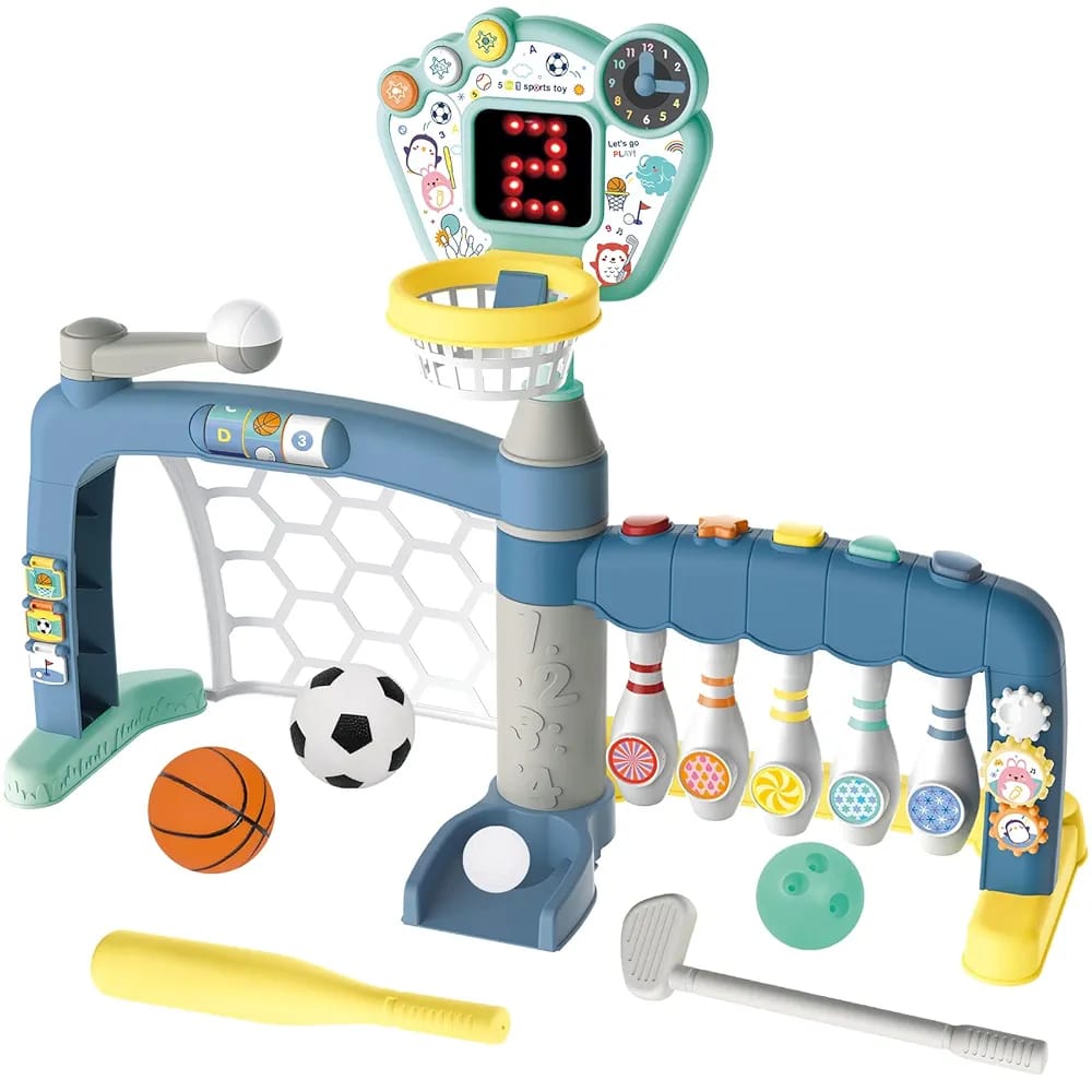 Football and basketball hoop