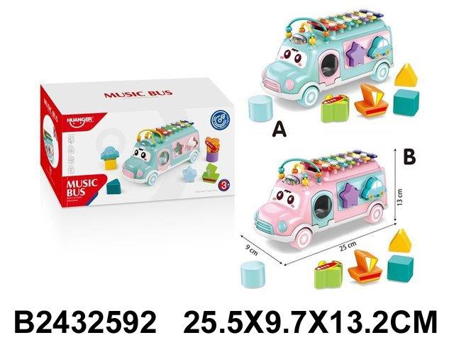 Logic shape sorting music bus