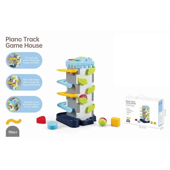 Piano track game house