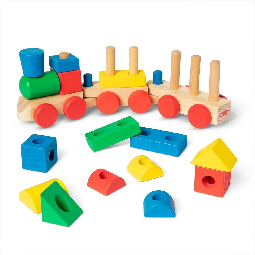Classic Wooden Stacking Train
