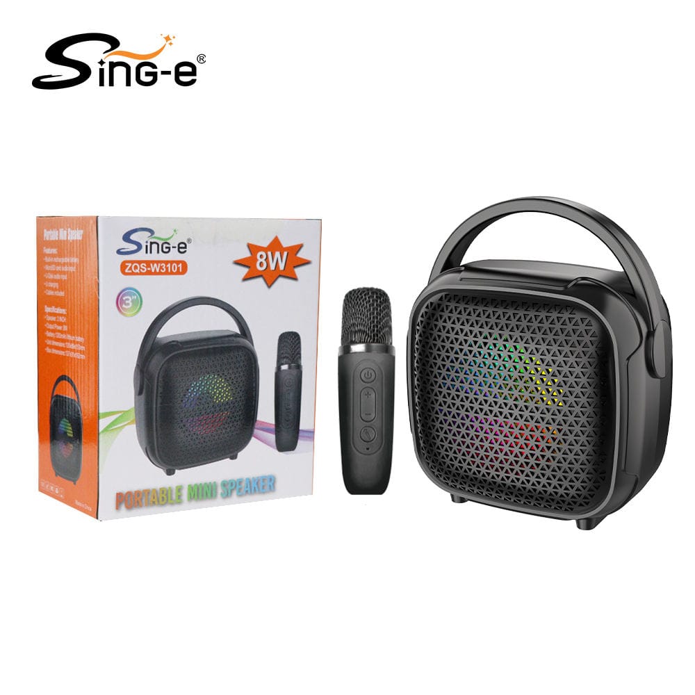 portable mini Bluetooth speaker and karaoke system