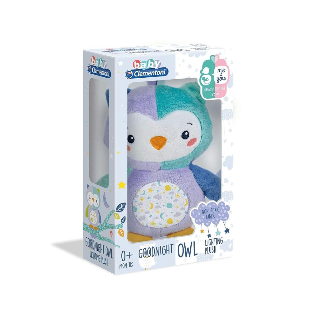 Clementoni Night Owl Light up Plush