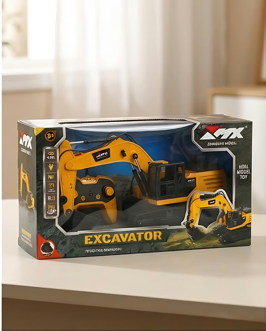 remote-controlled engineering excavator toy