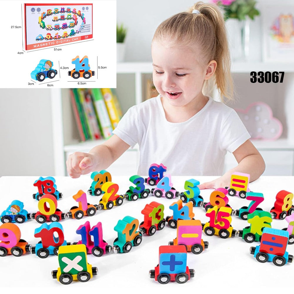 Magnetic digital car