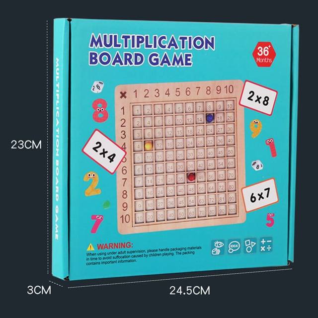 Multiplication board game