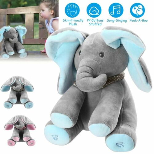 Lovely music elephant plush toy