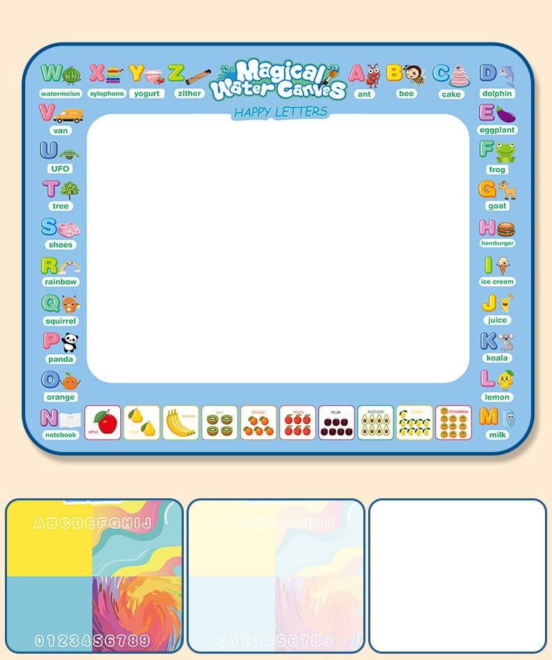 Magical water canvas drawing