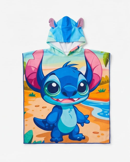 Stitch hooded towel