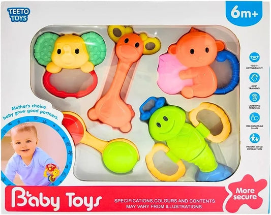Baby rattle & teeth toy sets