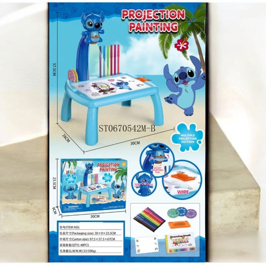 Stitch Projector painting