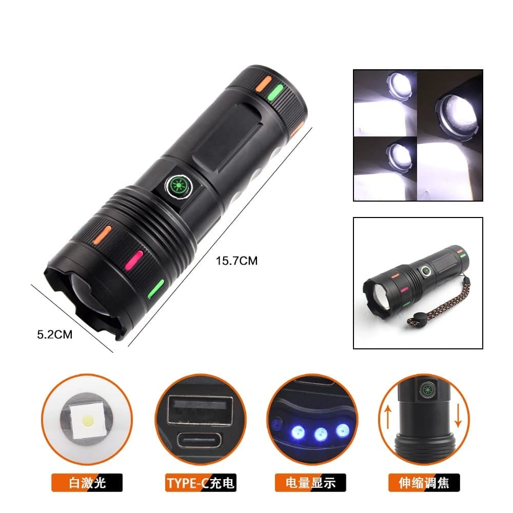 High power sand ford flashlight set