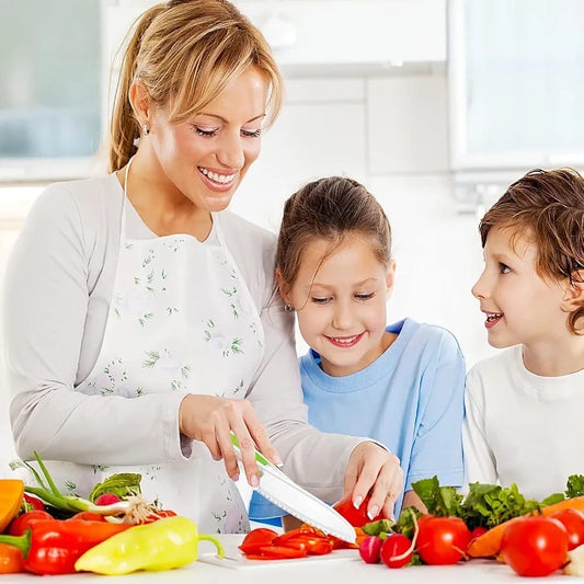 Kid friendly kitchen utensil set