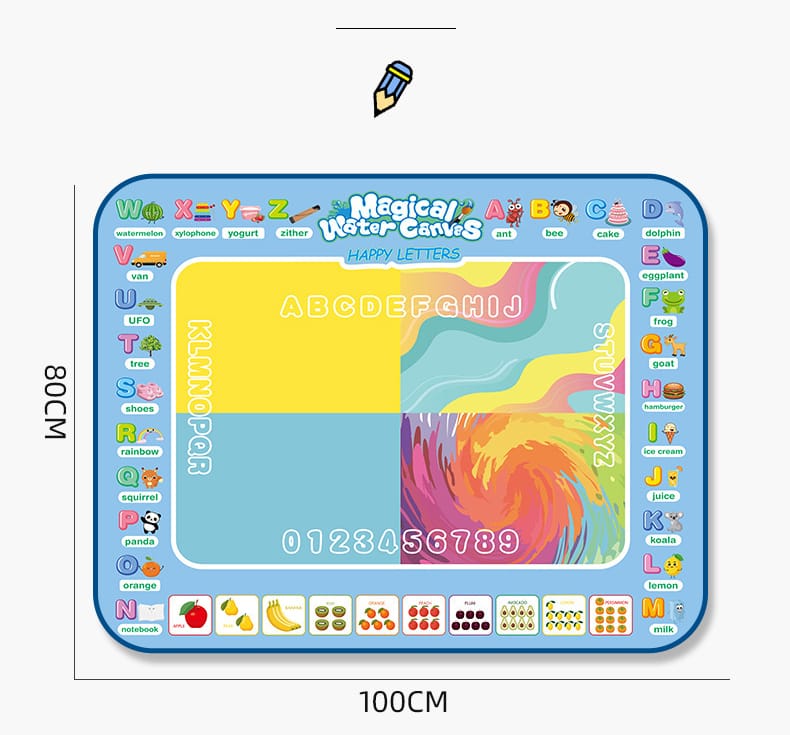 Magical water canvas drawing