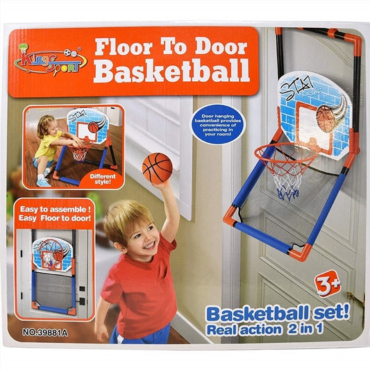 Floor to Door Basketball Set