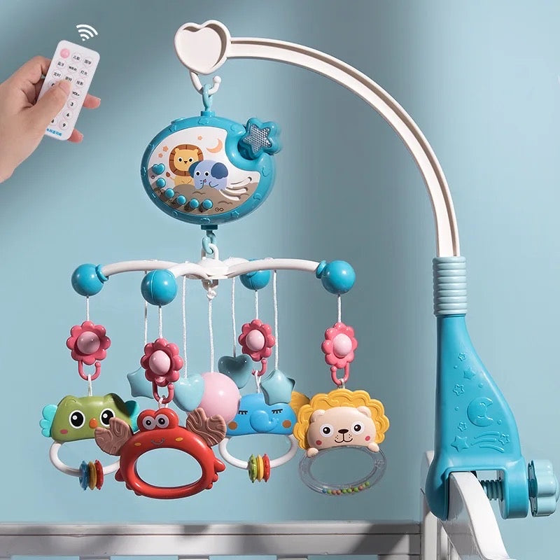 Musical Bed Hanging Toys controlled by a remote