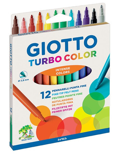 Giotto Turbo Color 12 Pcs Fine Tip Pencils