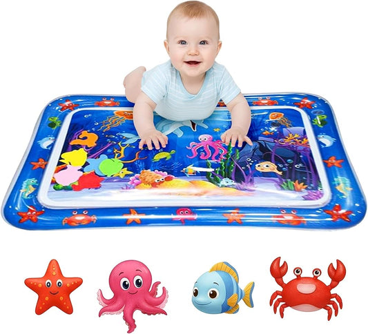 Inflatable Tummy Time Water Mat Baby