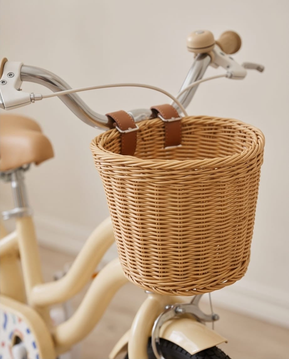 Cream beige bicycle