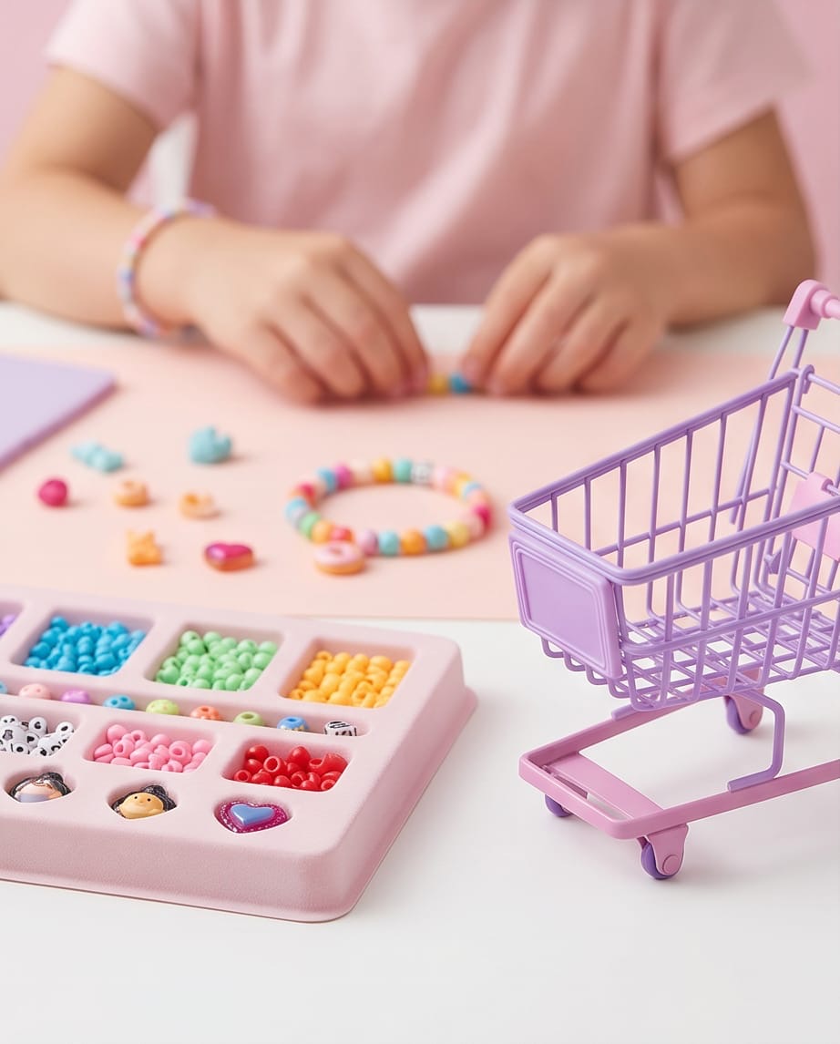 Jewelry trolley craft set