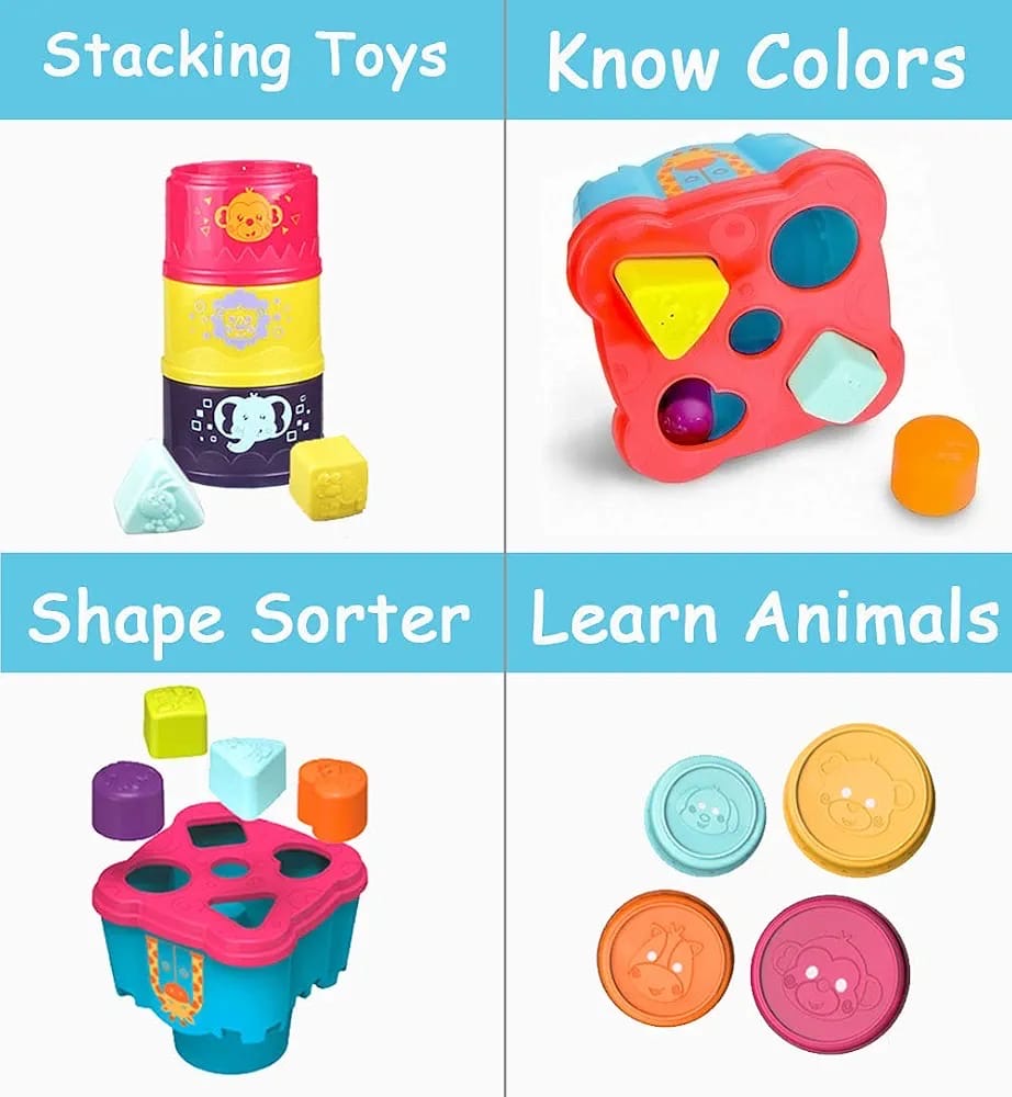 Stacking cup tower & storage bin