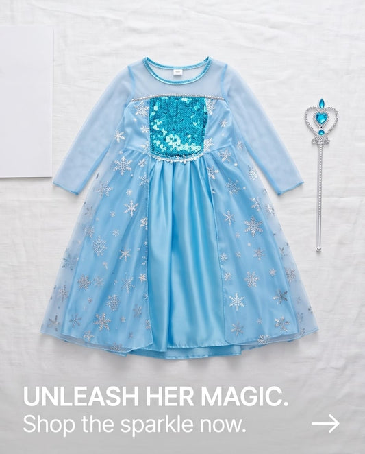 Ice queen dress set