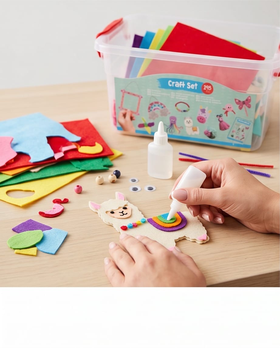 Alpaca felt craft set