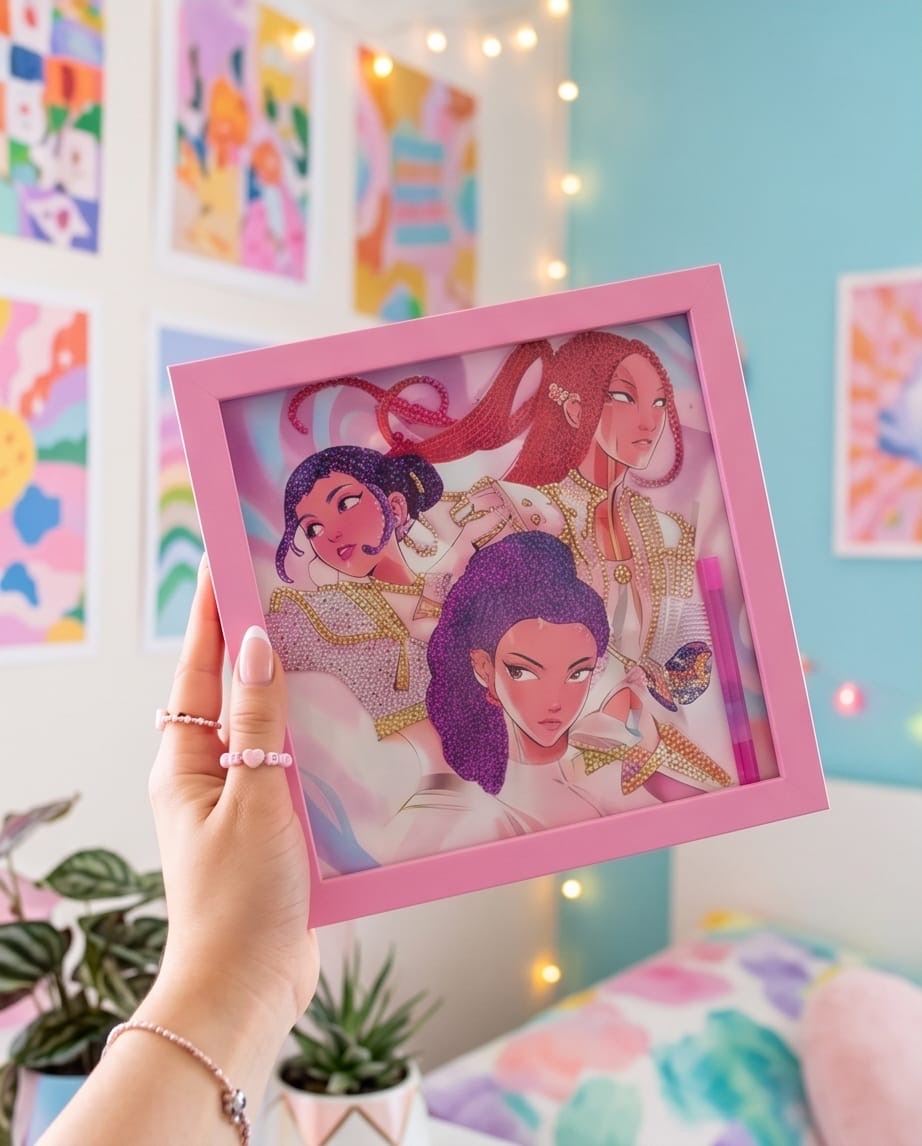 Anime diamond painting