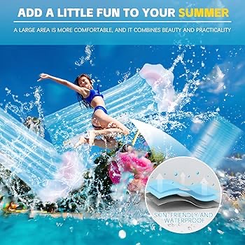 Swimming pool floating hammock
