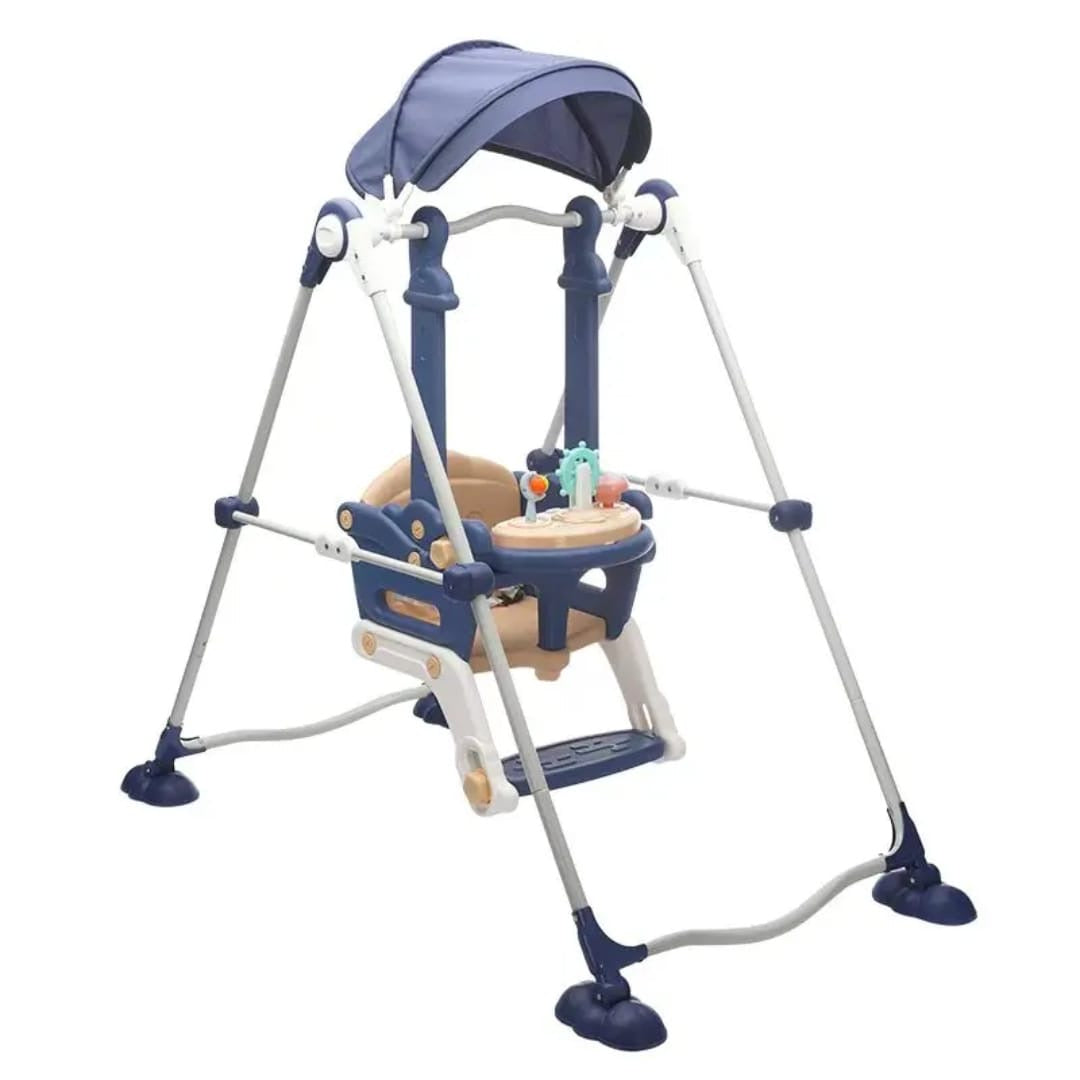 Baby soothing swing chair with canopy