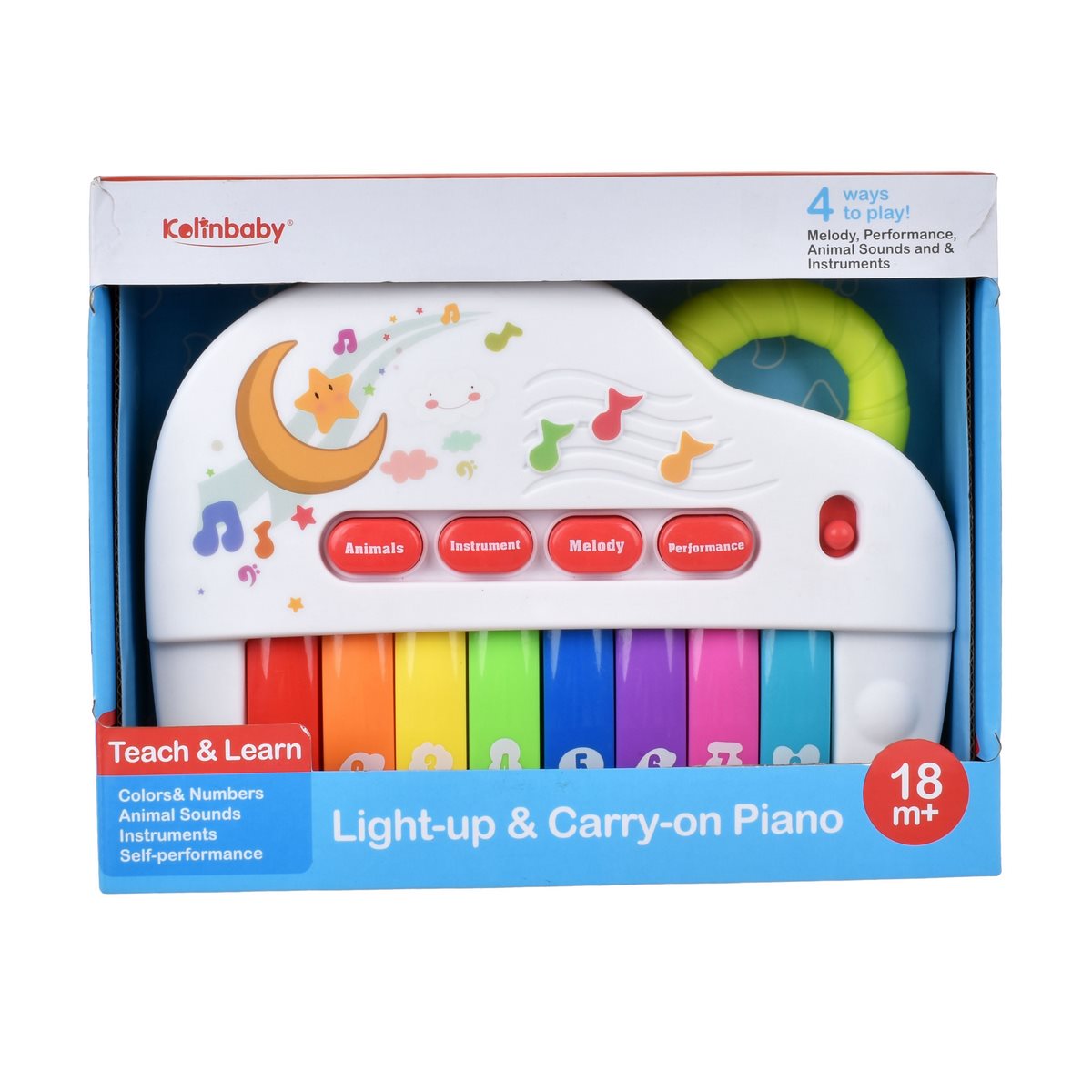 Light up & carry on piano