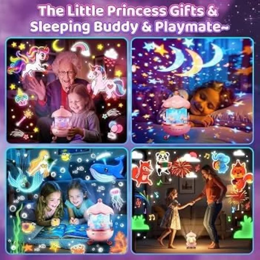 Bunny Carousel Night Light Projector