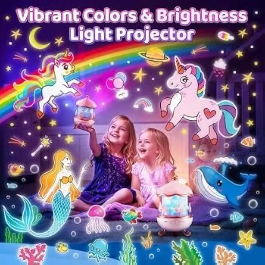 Bunny Carousel Night Light Projector