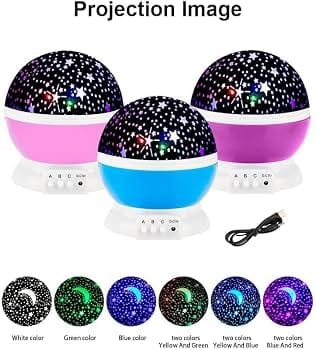 Starry Sky Night Light Projector