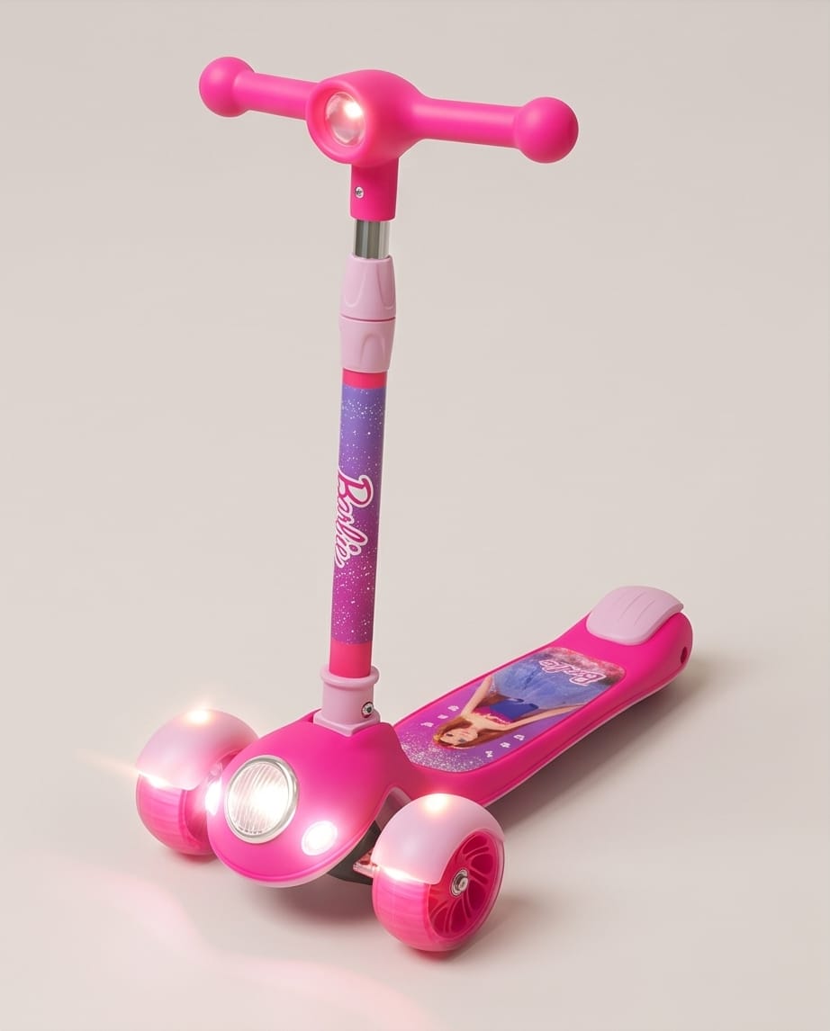 Marvel Spider-Man 3-wheel foldable twist scooter