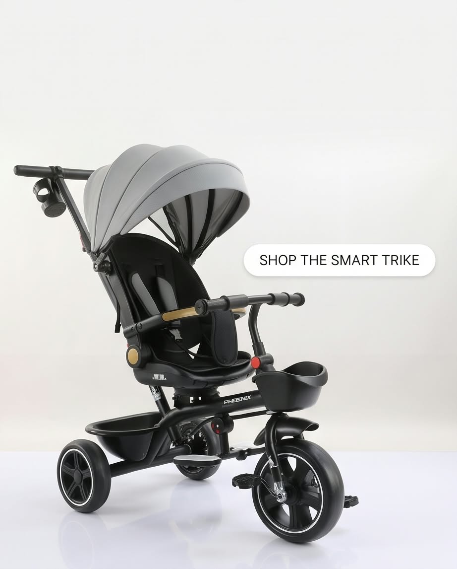 multi-functional children's tricycle stroller.
