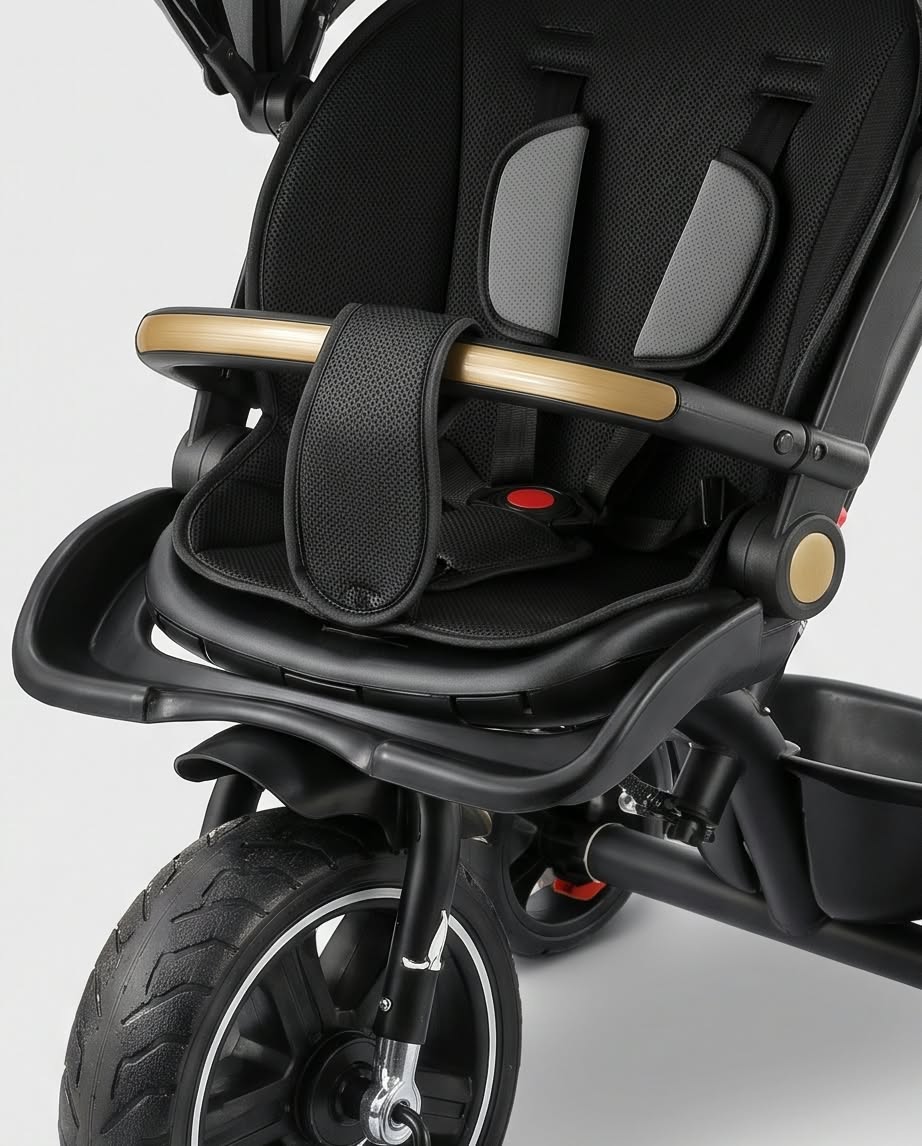 multi-functional children's tricycle stroller.
