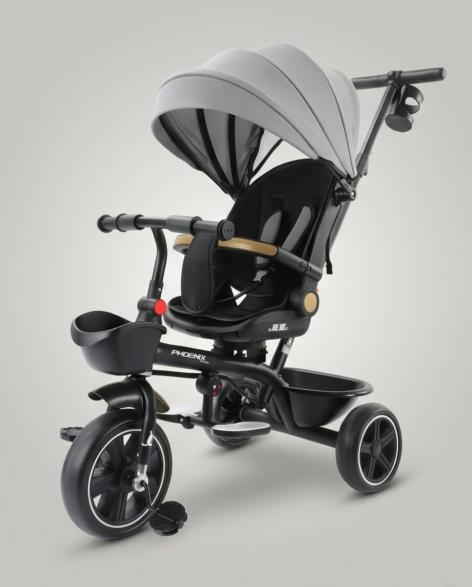 multi-functional children's tricycle stroller.