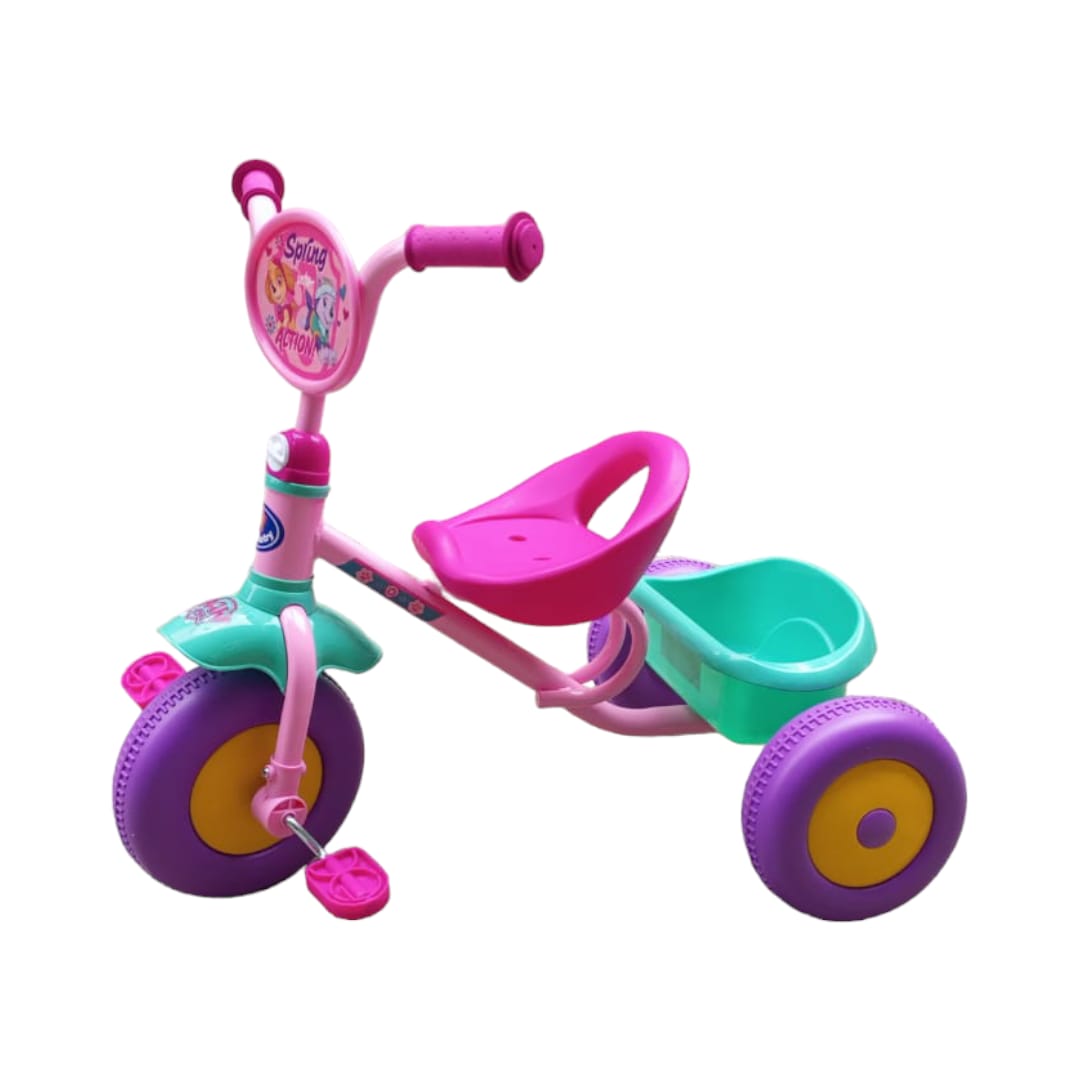 Toddlers bike cartoon