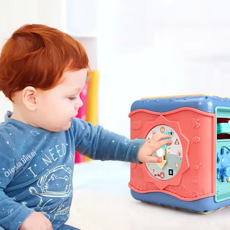 6 in 1 learning activity cube