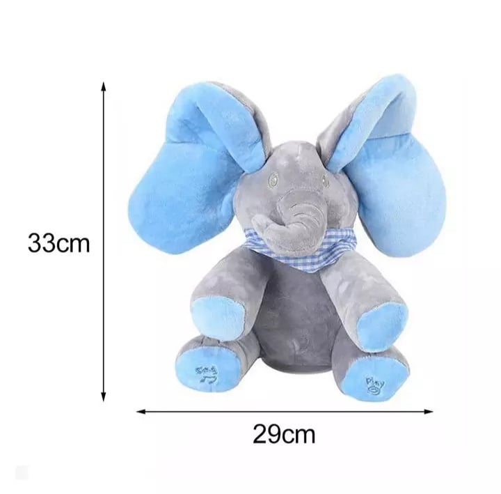 Lovely music elephant plush toy