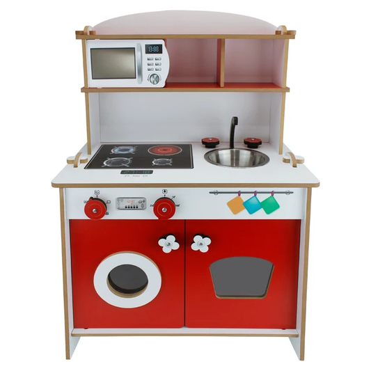 Red Kitchen Sink Toy Set