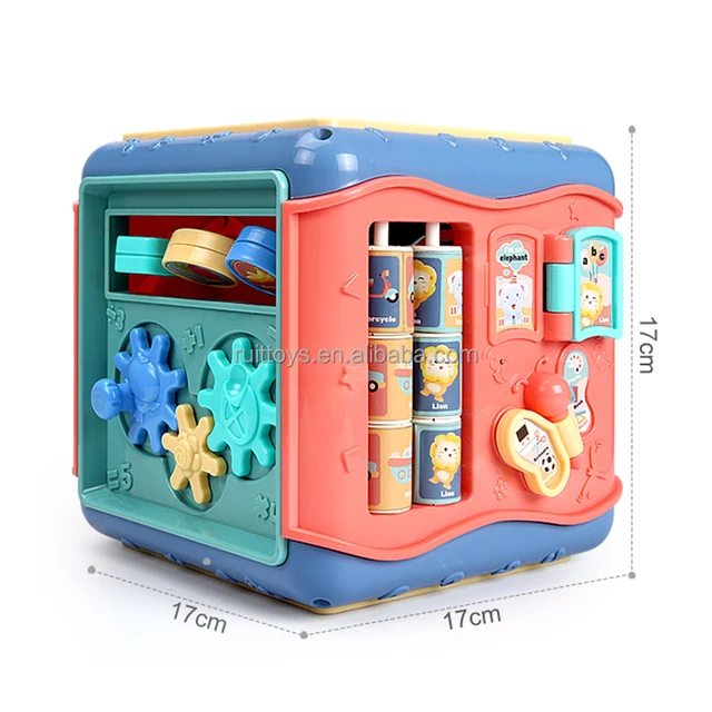 Activity Cube Box for Babies and Toddlers